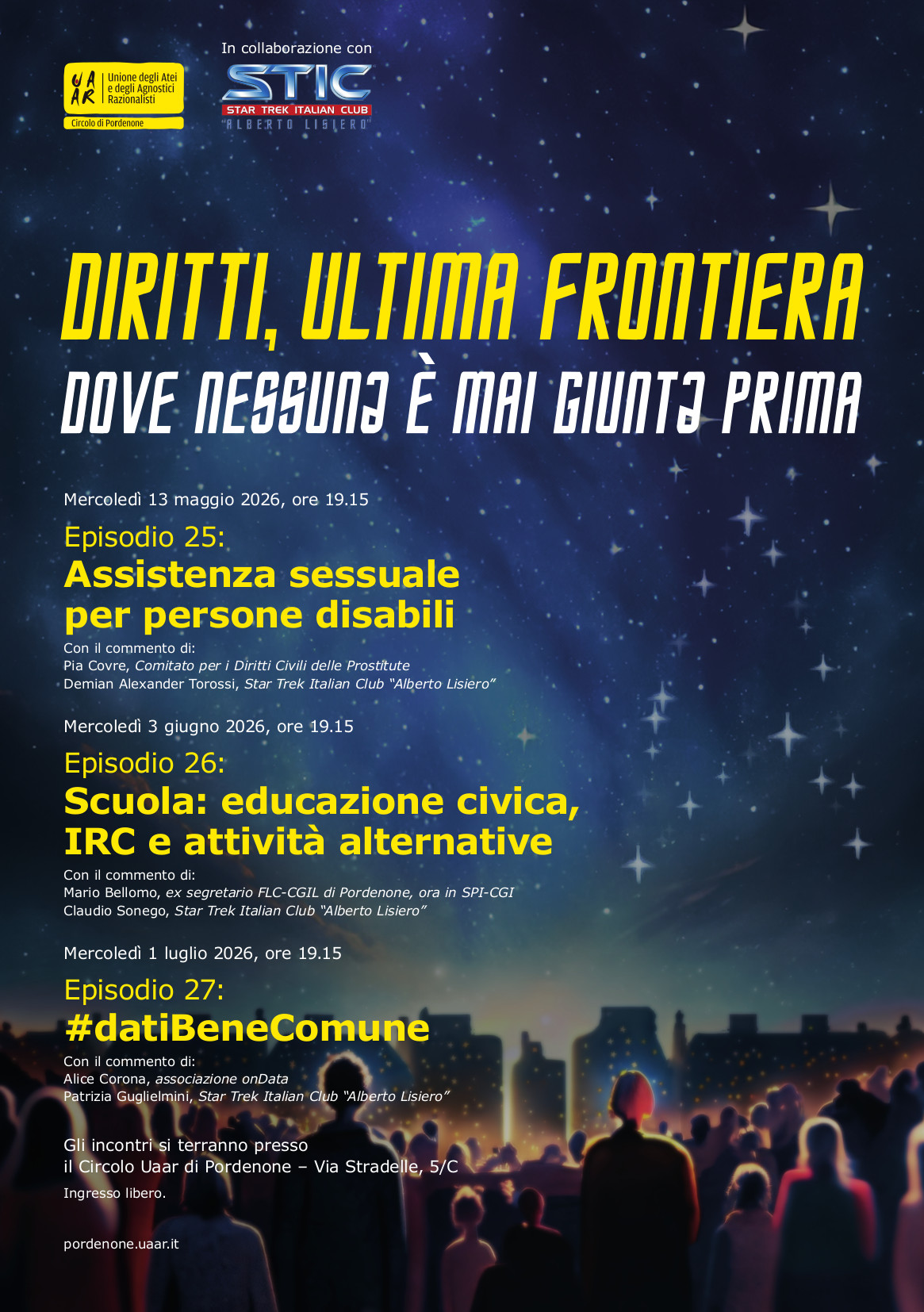 Diritti, ultima frontiera - maggio - luglio 2026